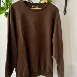 Men's Crewneck Sweatshirt - Brown